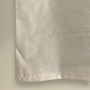 Handmade White & Gold Speckled Detailed Single Stitch Queen Size Pillowcase